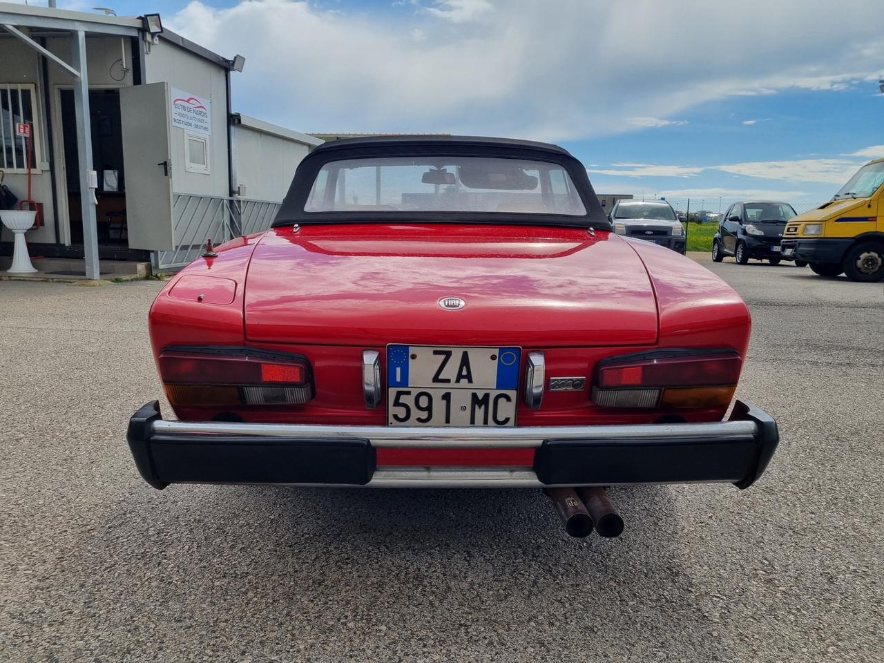 Fiat 124 Spider Fiat 124 Spider 2000 America Catalitica