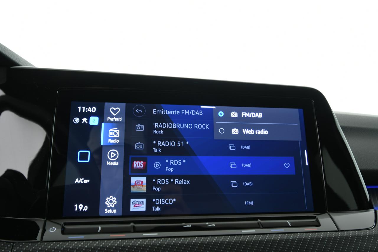 VOLKSWAGEN Golf 1.5 etsi evo R-Line 130cv dsg NEOPATENTATI+ACC+APPLE CARPLAY