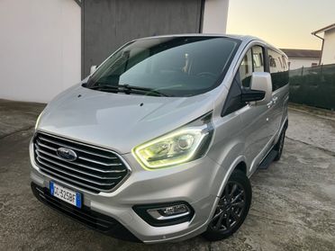 FORD TOURNEO CUSTOM 2.0 DIESEL IBRIDO 8 POSTI UNICO PROPRIETARIO PERFETTO