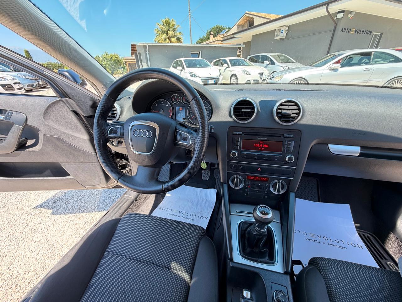 Audi A3 SPB 1.6 TDI 105 cv 133.892 km unico proprietario