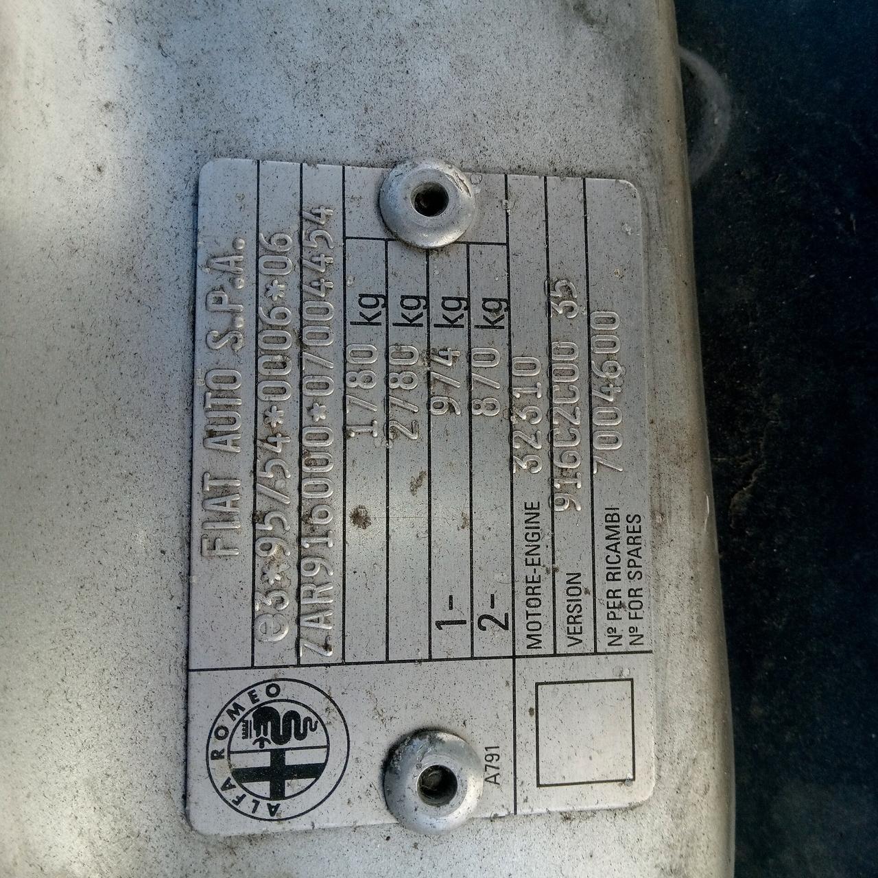 Alfa Romeo GTV 2.0i 16V Twin Spark CUP