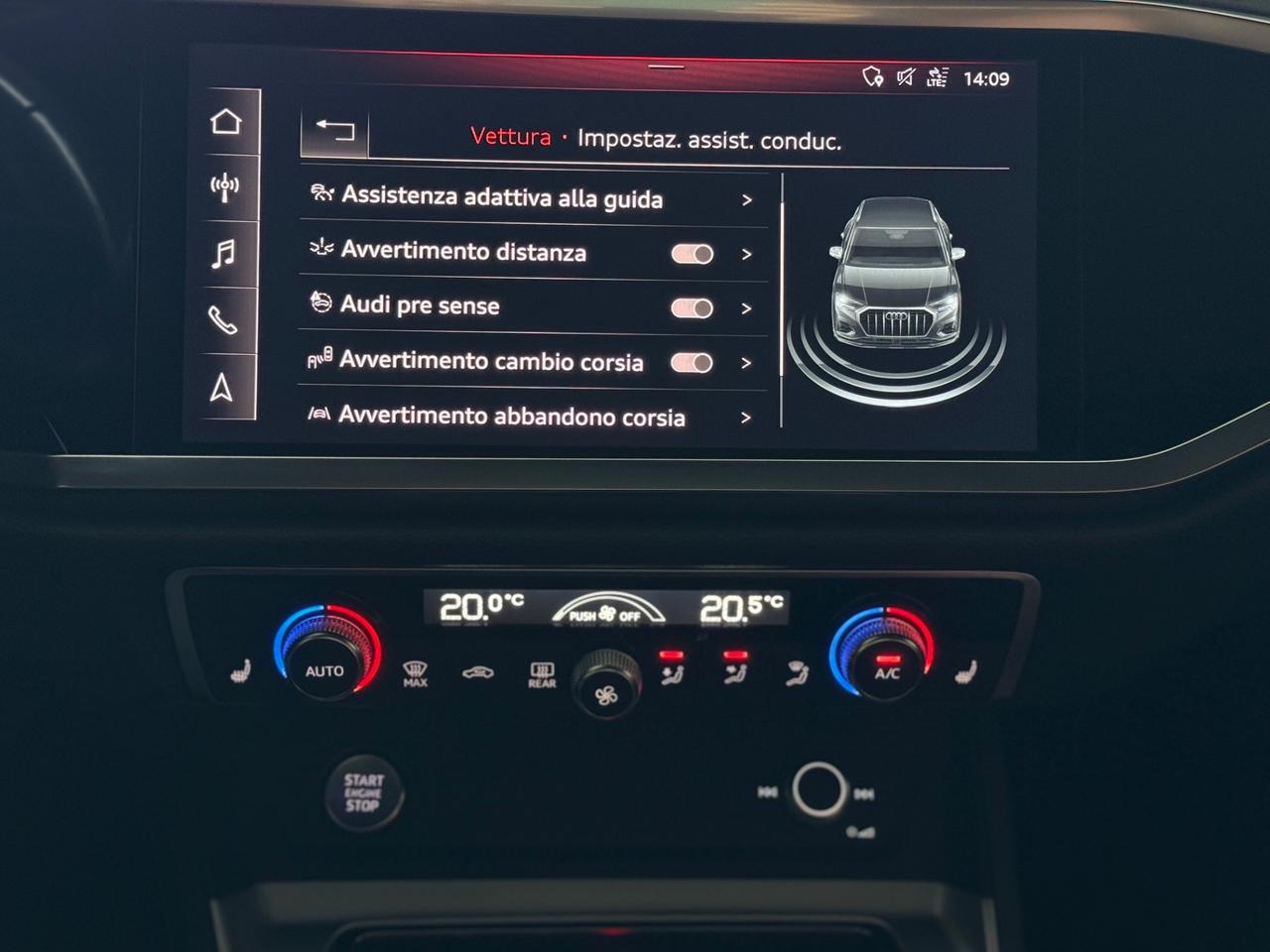 Audi Q3 35 2.0 Tdi 150CV STronic TETTO-Led