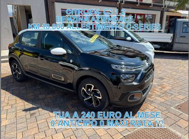 Citroen C3 PureTech 83 S&S C-Series TUA A 240,00 EURO AL MESE 0 ANTICIPO 0 MAXIRATA