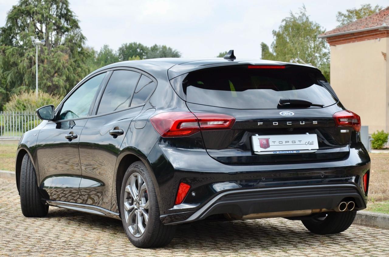 FORD FOCUS 1.0 MHEV MILD HYBRID ECOBOOST ST-LINE 125cv, UNICOPROPRIETARIO, UFF ITALIANA, SERVICE FORD, FULL LED, PERMUTE