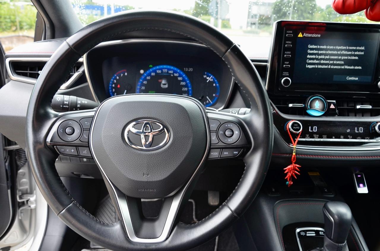 TOYOTA COROLLA 2.0 MHEV LOUNGE 152cv CVT, SERVICE UFF TOYOTA, UFF ITALIANA, EURO 6D, FARI LED, KEYLESS, NAVI, PERMUTE