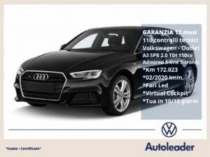 Audi A3 SPB 35 TDI S tronic Admired S-line