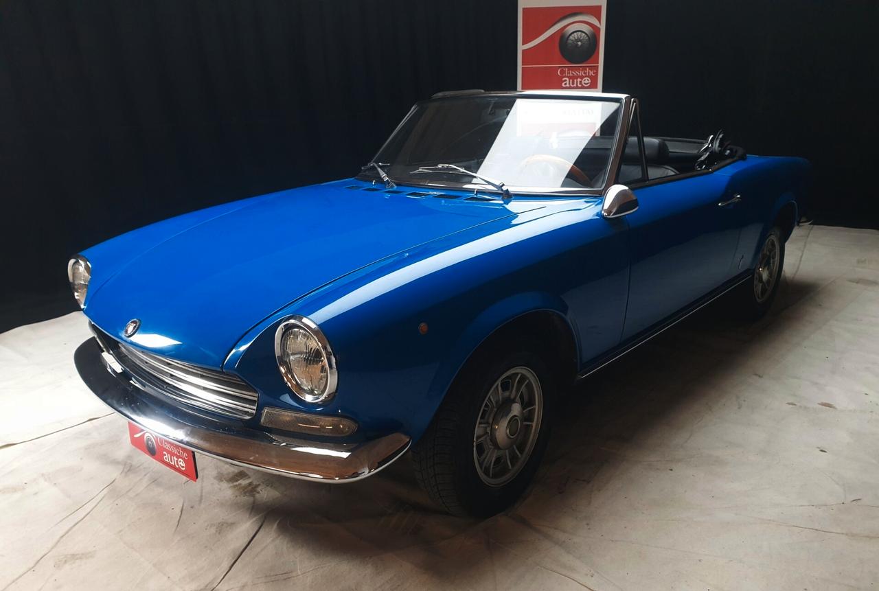 Fiat 124 Spider 1.4cc certif. ASI con C.R.S