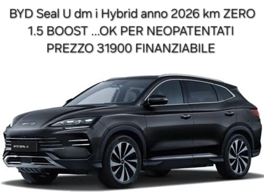 Byd Seal U DM-i 1.5 218 CV PHEV Boost KM ZERO a € 312 mese