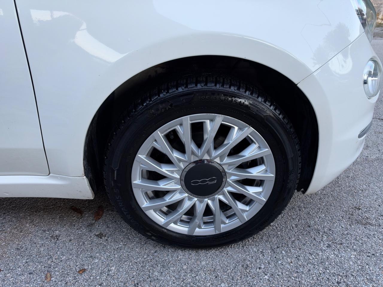 Fiat 500 1.2 benzina 69cv Lounge 2017 tetto panoramico