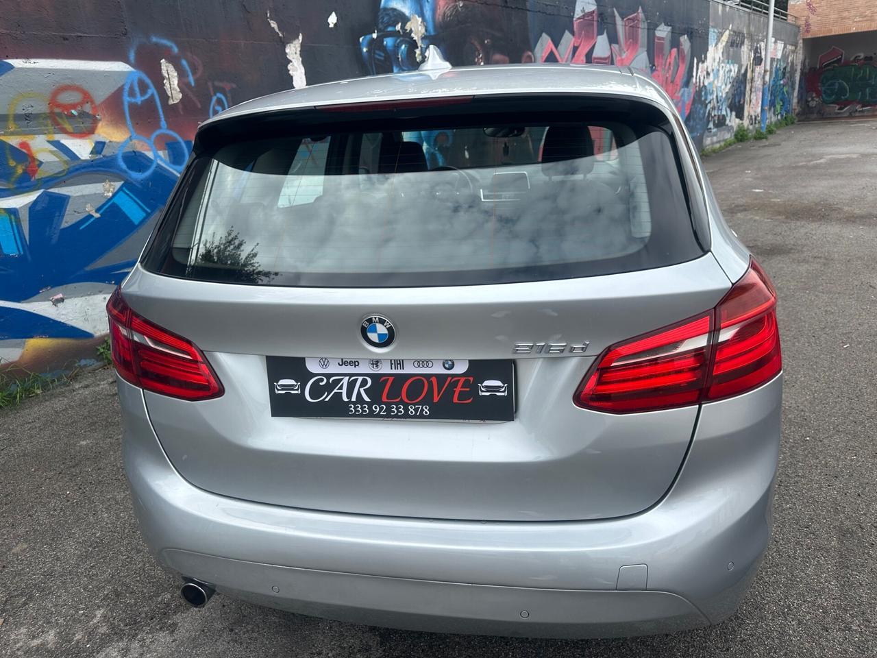 BMW 216 D AUTOM/PELLE/NAVIGATORE/LED