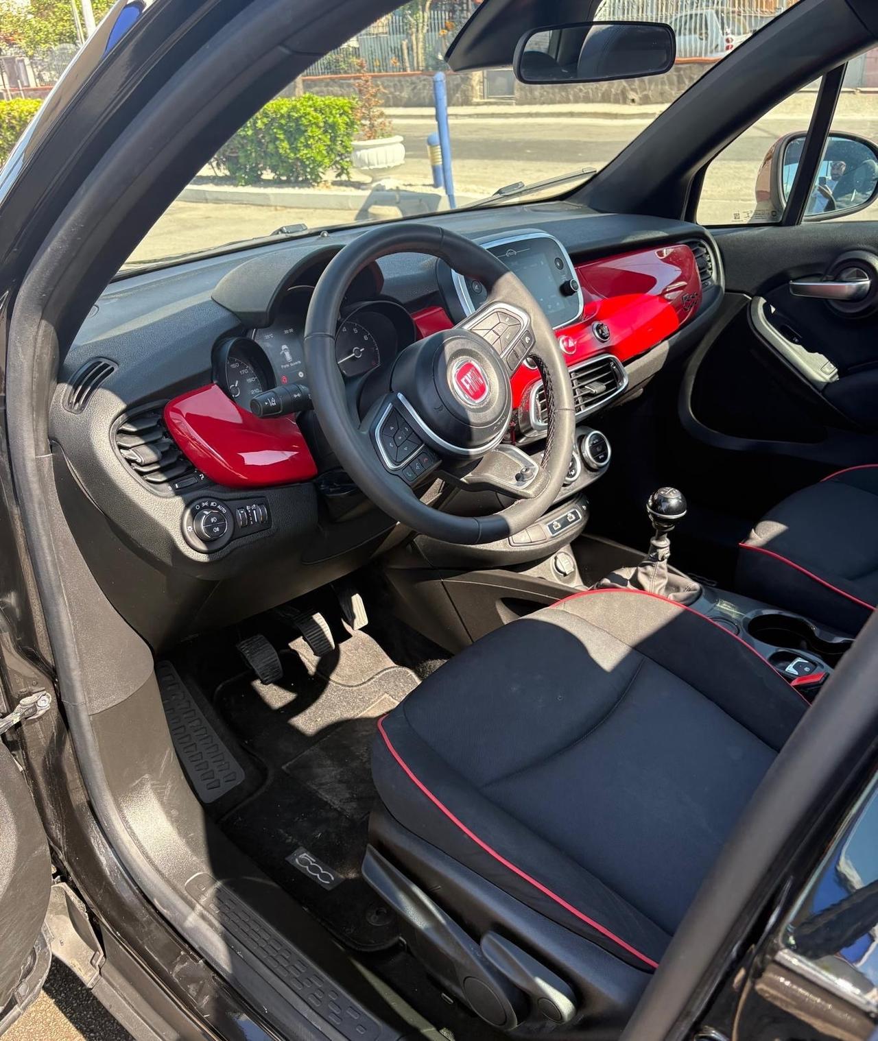 Fiat 500x 1.0 Benzina Sport Cabriolet Manuale Navi Camera pelle