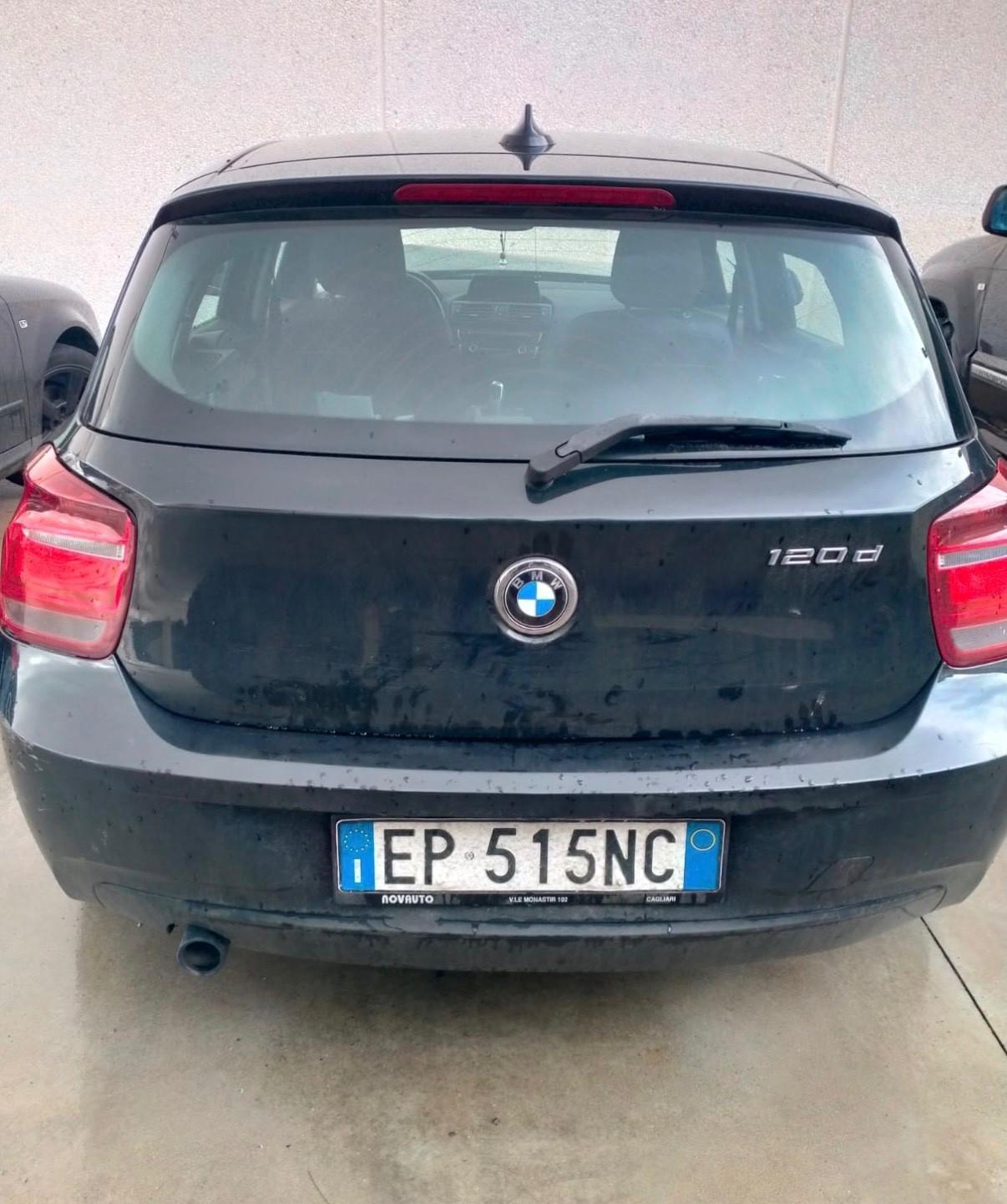Bmw 120d 5p. Sport 184 cv sinistrata funzionante