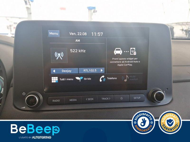 Hyundai Kona 1.6 GDI HEV XLINE 2WD 141CV DCT