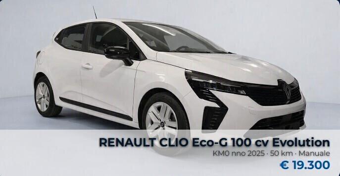 Renault Clio ECO-G 100 CV 5 porte Evolution KM0