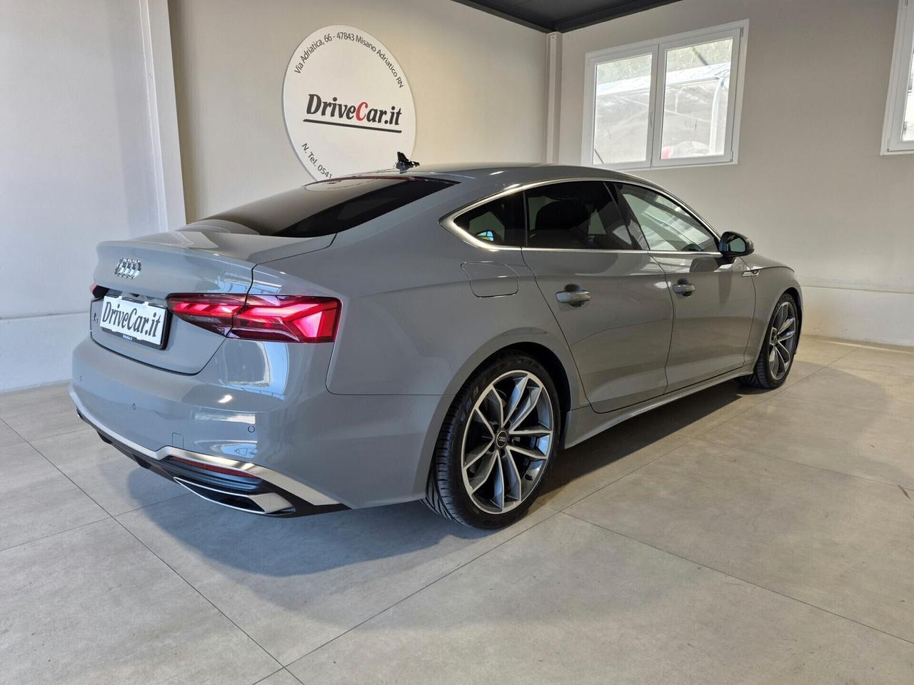 Audi A5 SPORTBACK 40 2.0 TFSI MHEV 204CV S-TRONIC *24 MESI DI GARANZIA* MATRIX NAVI APPLE CARPLAY / ANDROID AUTO