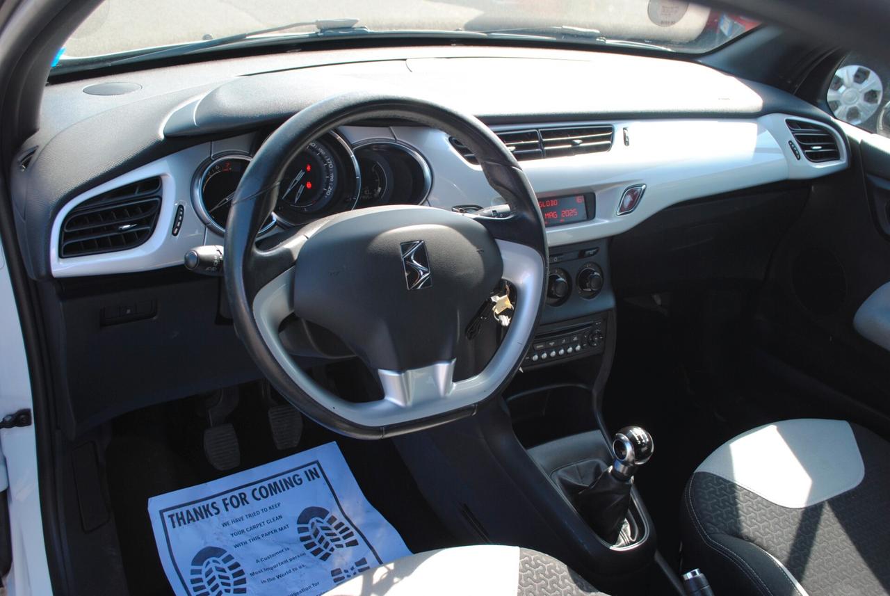DS3 1.2 82 CV OK NEOPATENTATI