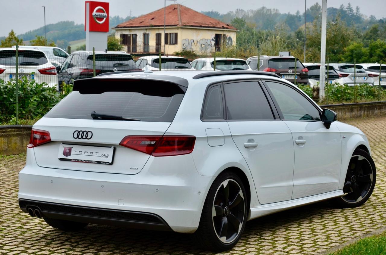 Audi A3 SPB 2.0 TDI 184 CV quattro S-tronic auto, SERVICE UFF, S-LINE INT-EST, EURO 6B, NAVI, BI-XENO, PERMUTE