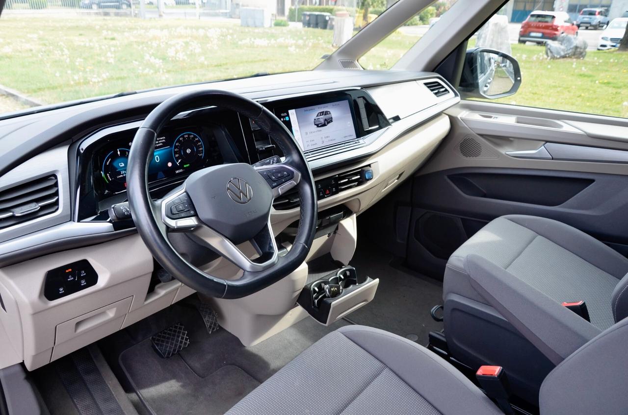 VOLKSWAGEN MULTIVAN T7 LIFE 1.4 PHEV 150cv DSG, UNICOPROPRIETARIO, SERVICE VW, EURO 6E, IVA ESPOSTA, FARI FULL LED, PERMUTE