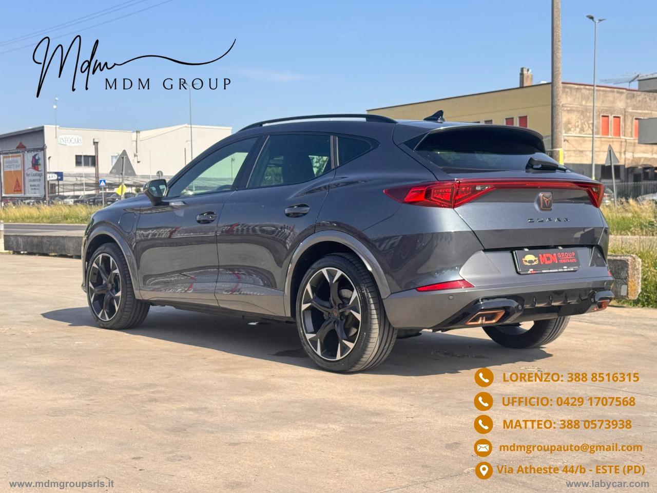 CUPRA Formentor 1.4 e-Hybrid DSG 204CV OK NEOPATENTATI