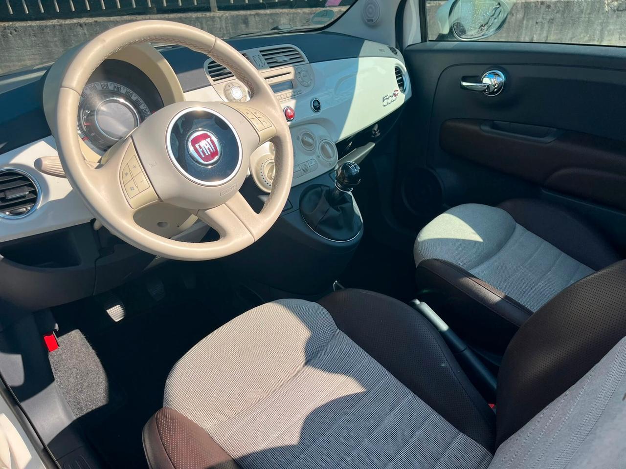 Fiat 500 1.2 benz cabrio solo 59.000 km