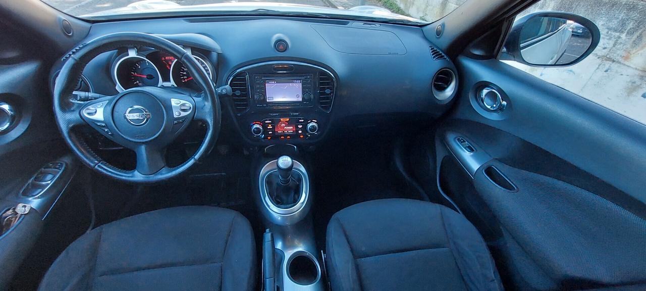 JUKE 1,5 DIESEL 110 CV MINISTRY OF SOUND NAVIGATORE TELEFONO LEGA RETOCAMERA IMPECCABILE