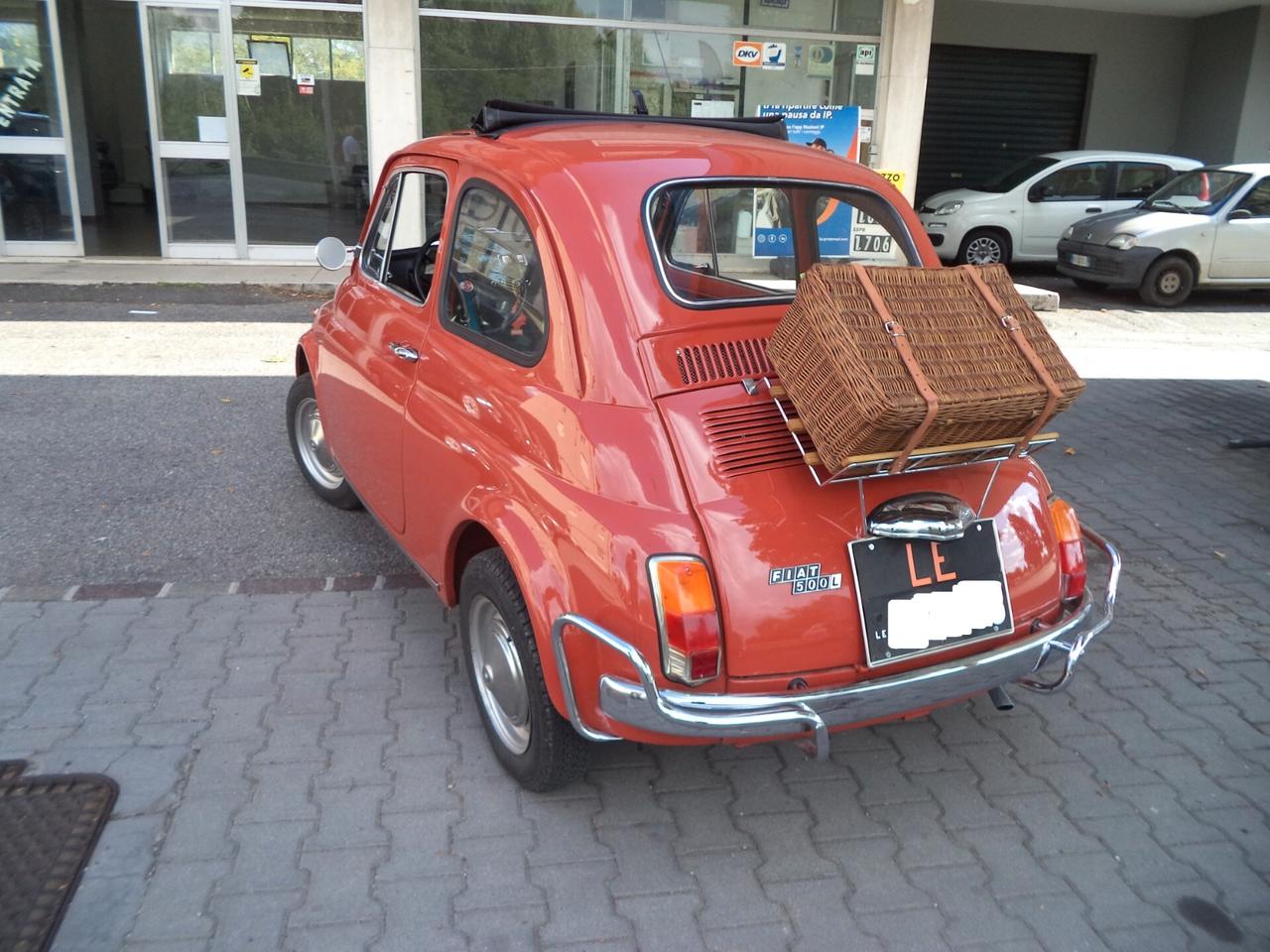 FIAT 500L ORANGE DEL 1970 CON 21000 KM PERFETTA