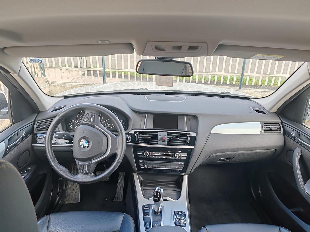 BMW X3 XDRIVE 20d XLINE BIANCO PERLA METALIZZATO
