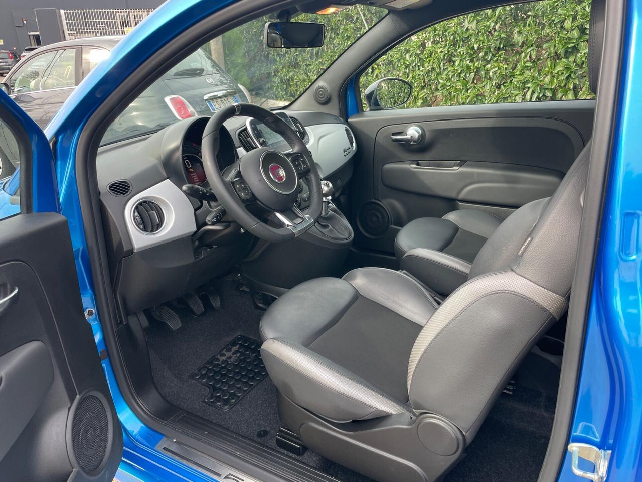 Fiat 500 30000km 1.0 Hybrid Connect-sport led-navigatore-cielo nero