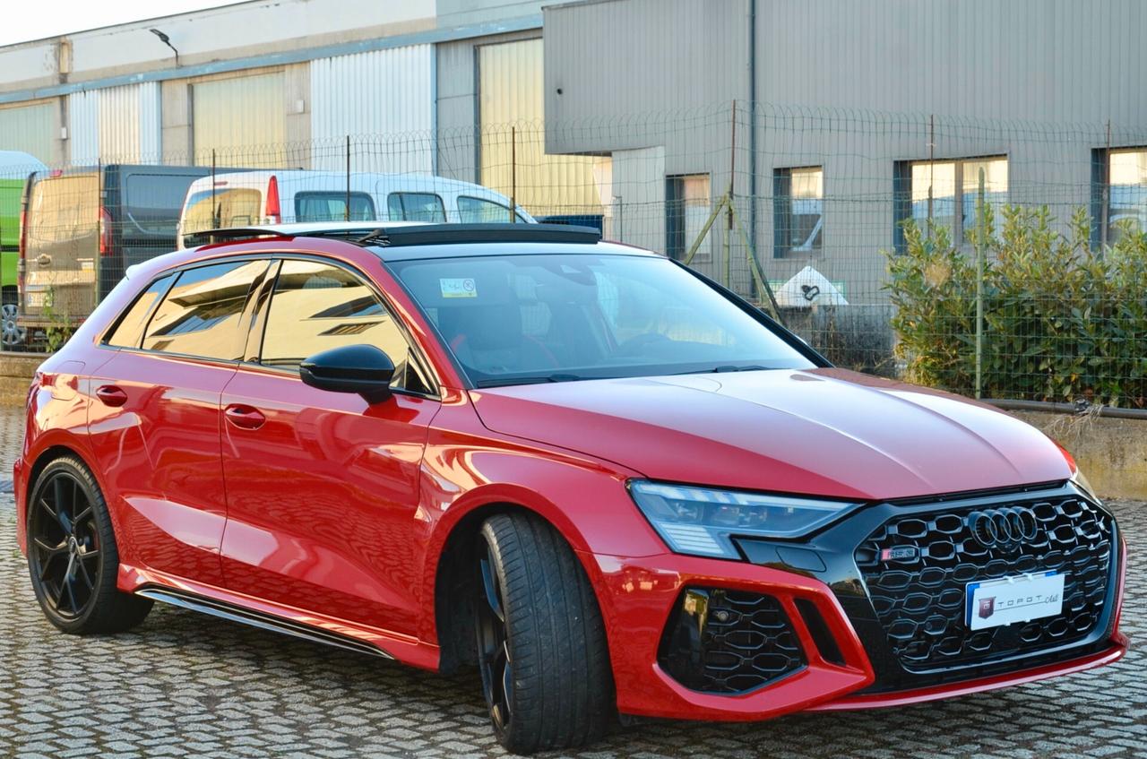AUDI RS3 SPORTBACK 2.5 TFSI QUATTRO 400cv S-TRONIC, ECCELLENTI CONDIZIONI, SERVICE AUDI, TETTO, MATRIX, HI-FI BANG&OLUFSEN, DYNAMIC PACK, PERMUTE