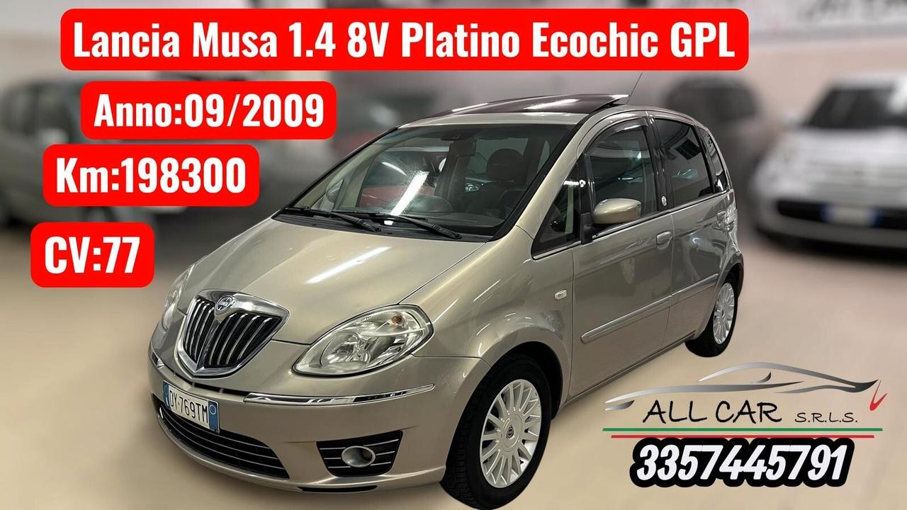 Lancia MUSA 1.4 Platino Ecochic GPL