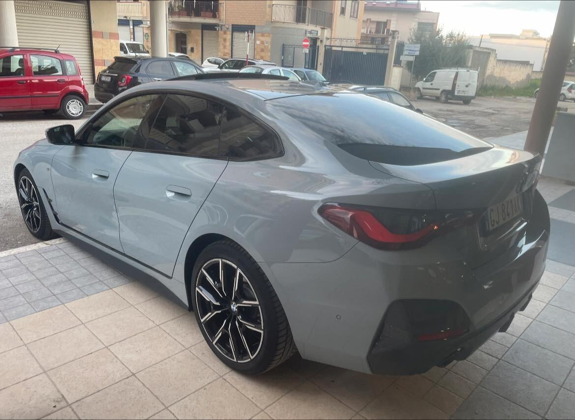 Bmw 420d GC xdrive 48V Msport TETTO NAVY PELLE 19' LED 360