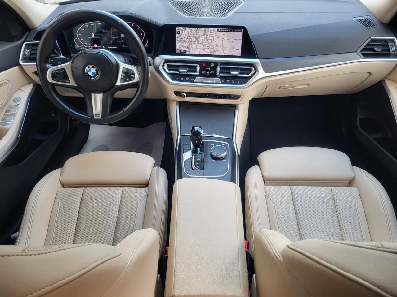 Bmw 318 D 48V Touring Luxury+Pelle+Vetri Oscurati...