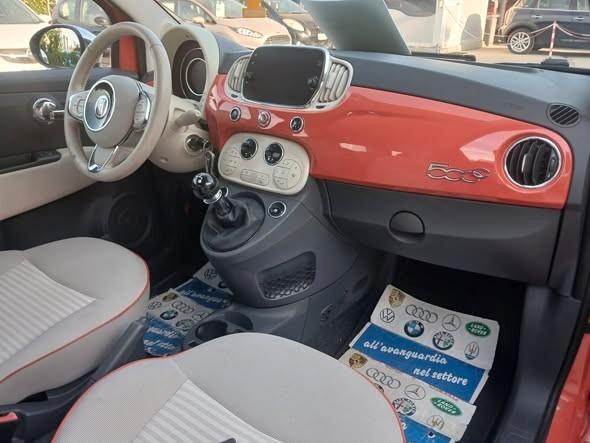 Fiat 500 C 1.2 ANNIVERSARIO Lounge KM 128000 GARANZIA PARI AL NUOVO DISTRIBUZIONE NUOVA