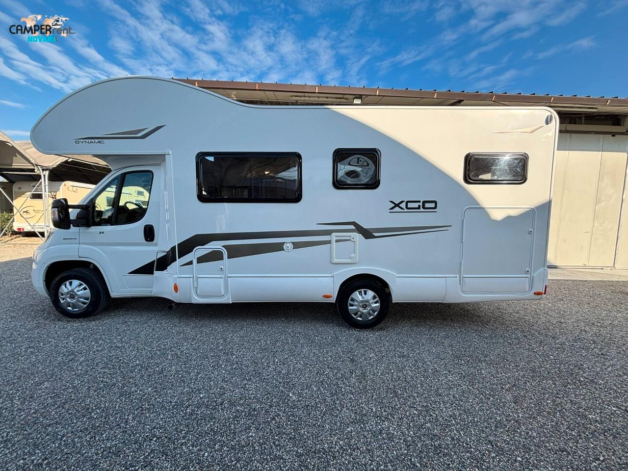 RIMOR XGO DYNAMIC 35 - mansardato con letto matrimoniale in coda ed ampio garage