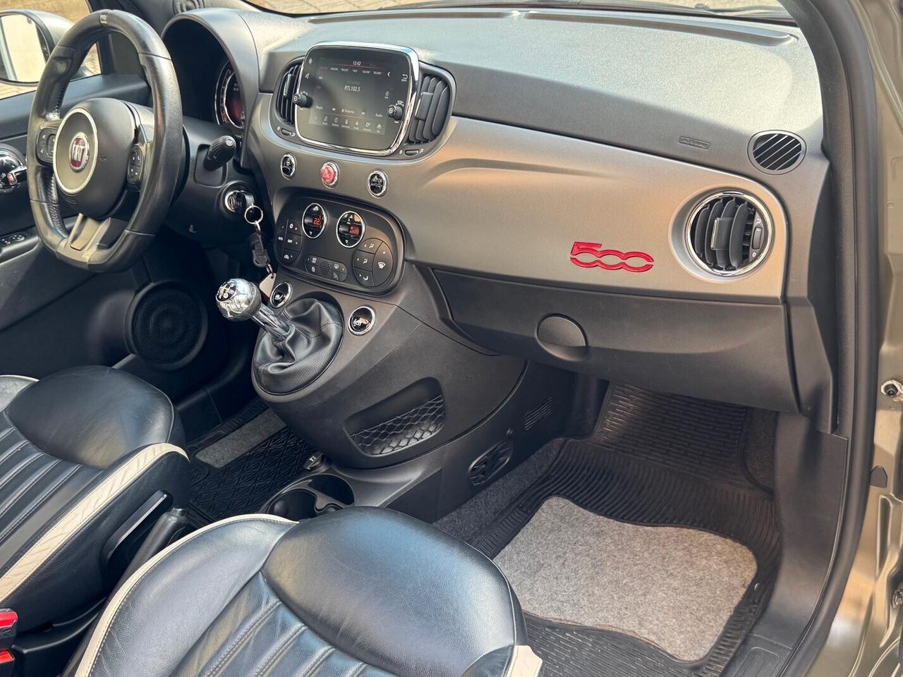 FIAT 500 1.3 MJ 95 CV. E6 RIVA TETTO+PELLE+BIXENO