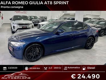 Alfa Romeo Giulia 2.2 Turbodiesel 160 CV AT8 Sprint