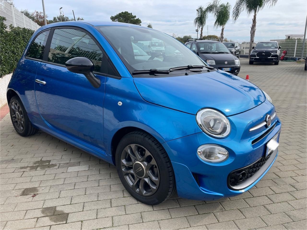 Fiat 500 30000km 1.0 Hybrid Connect-sport led-navigatore-cielo nero