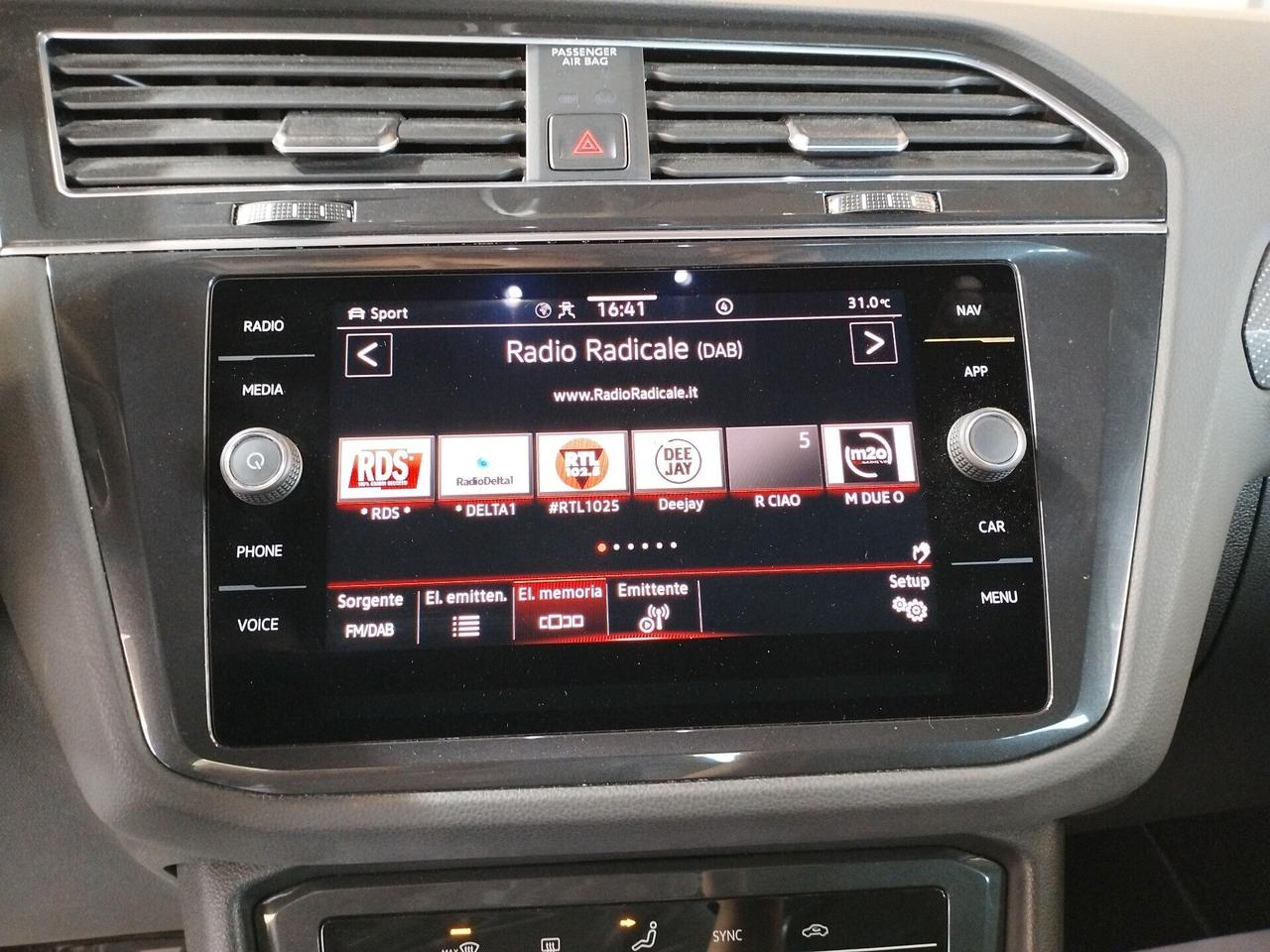 Volkswagen Tiguan 2.0 tdi R-Line 4motion 150cv dsg