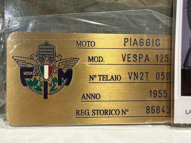 Piaggio Altro Vespa 125 faro basso 1955 VN2T