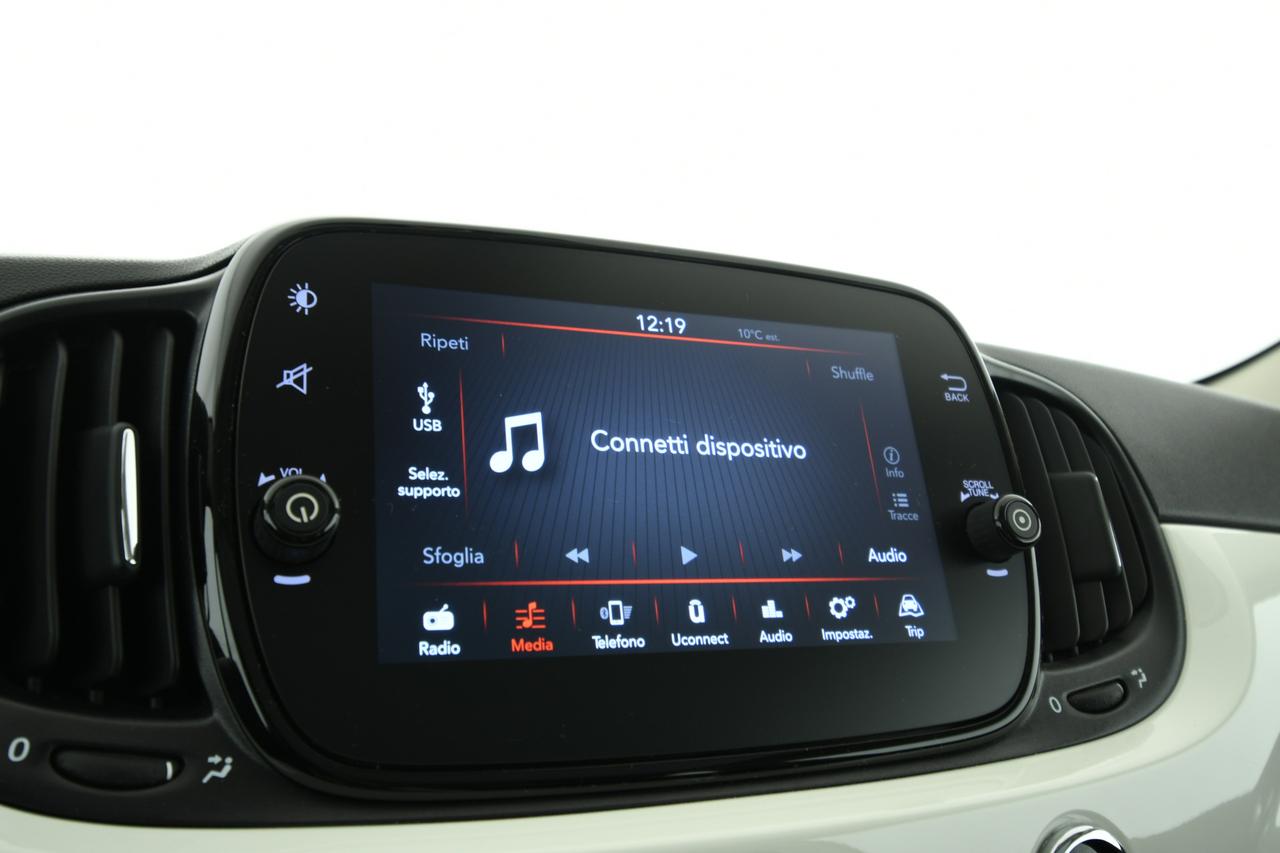 FIAT 500 1.2 Lounge easypower Gpl 69cv TETTO PANO+LED+NEOPATENTATI