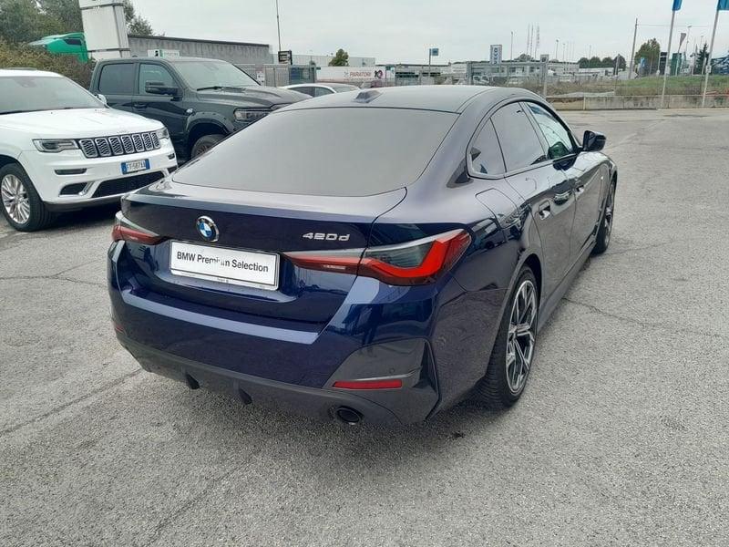 BMW Serie 4 G26 2021 Gran Coupe 420d Gran Coupe mhev 48V Msport auto