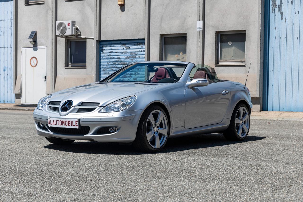 Mercedes-benz SLK 7G-Tronic V6* Pelle rossa* Airscarf* Xenon* CRS a Libretto