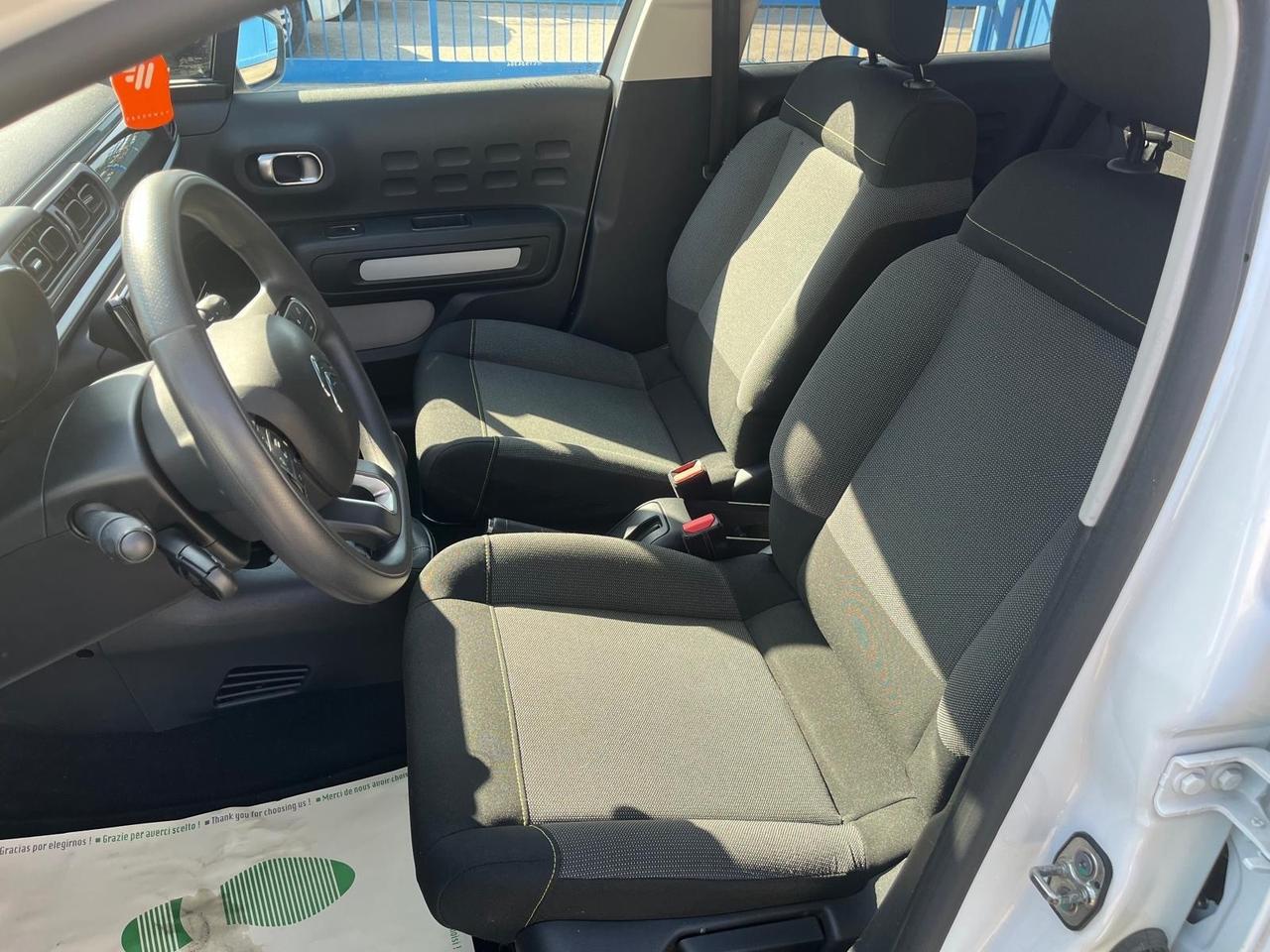 Citroen c3-1.5 hdi/100 cv-km 52000-2020