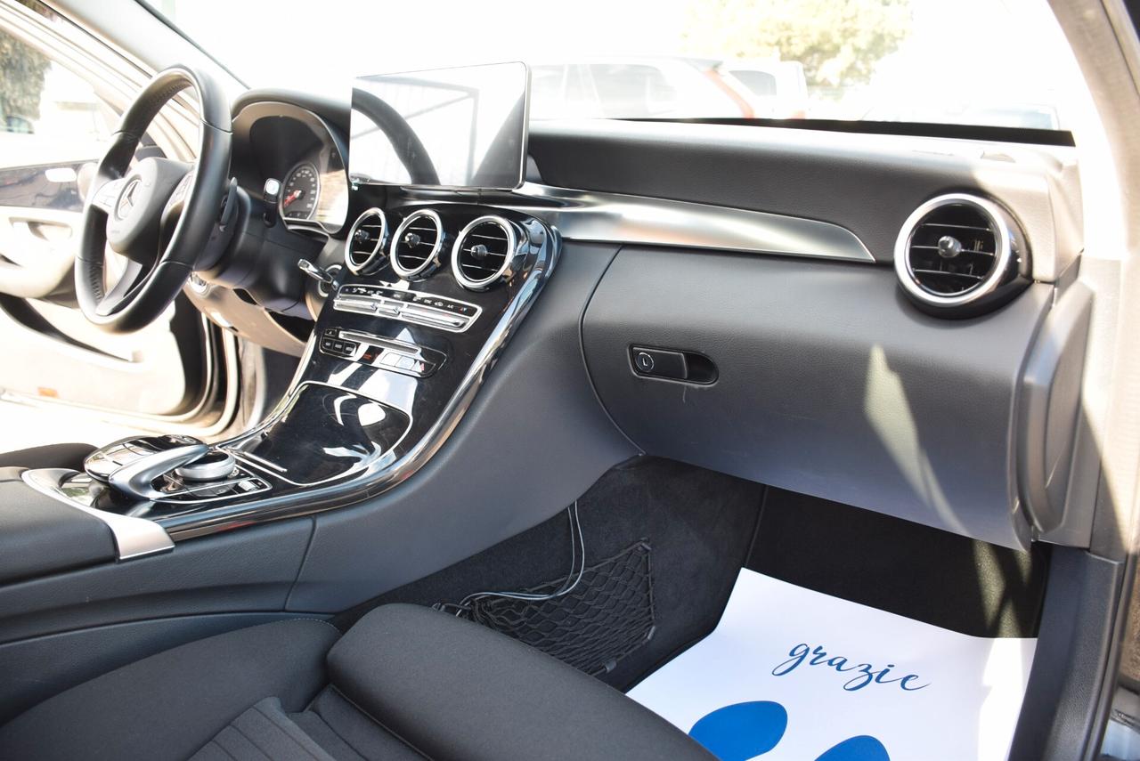 Mercedes-benz C 200 MERCEDES 200d SW Autom. GANCIO SENSORI NAV ANDROID CRUISE LED
