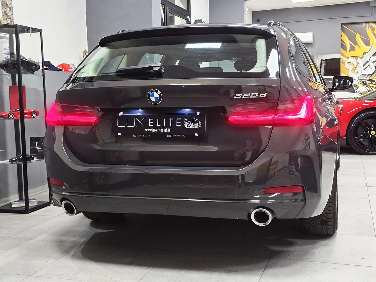 Bmw 320 320D G21 TOURING 48V MHEV ADVANTAGE _ SERVICE BMW _ TETTO FULL GLASS _ FULL LED _ DRAVIT GREY METALLIC
