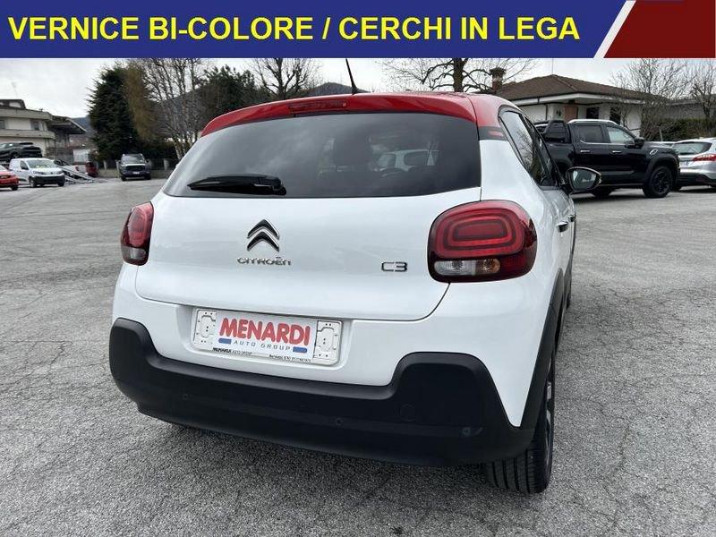 Citroën C3 PureTech 83 S&S Shine VETRI SCURI+CERCHI 16"
