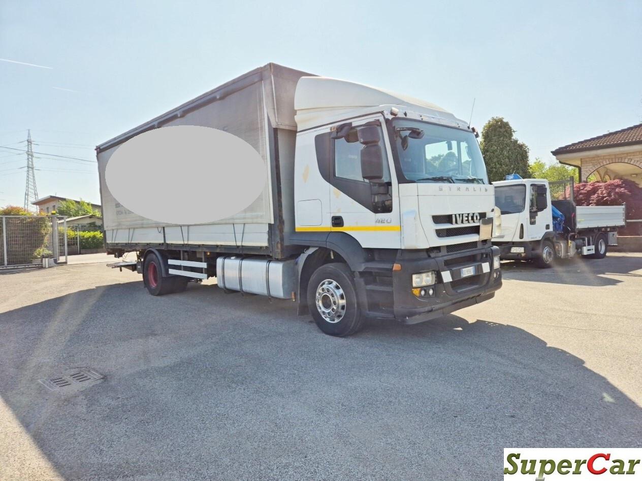 IVECO STRALIS 440ST42 centina e sponda caricatrice
