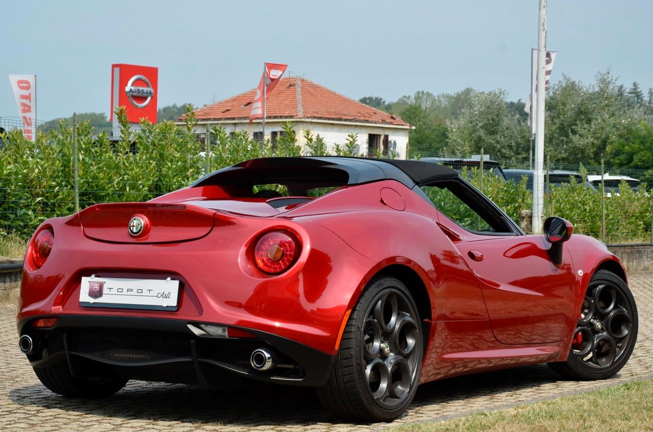 ALFA ROMEO 4C SPIDER 1750 TBI 240cv TCT, ROSSO COMPETIZIONE, EURO 6B, PERMUTE