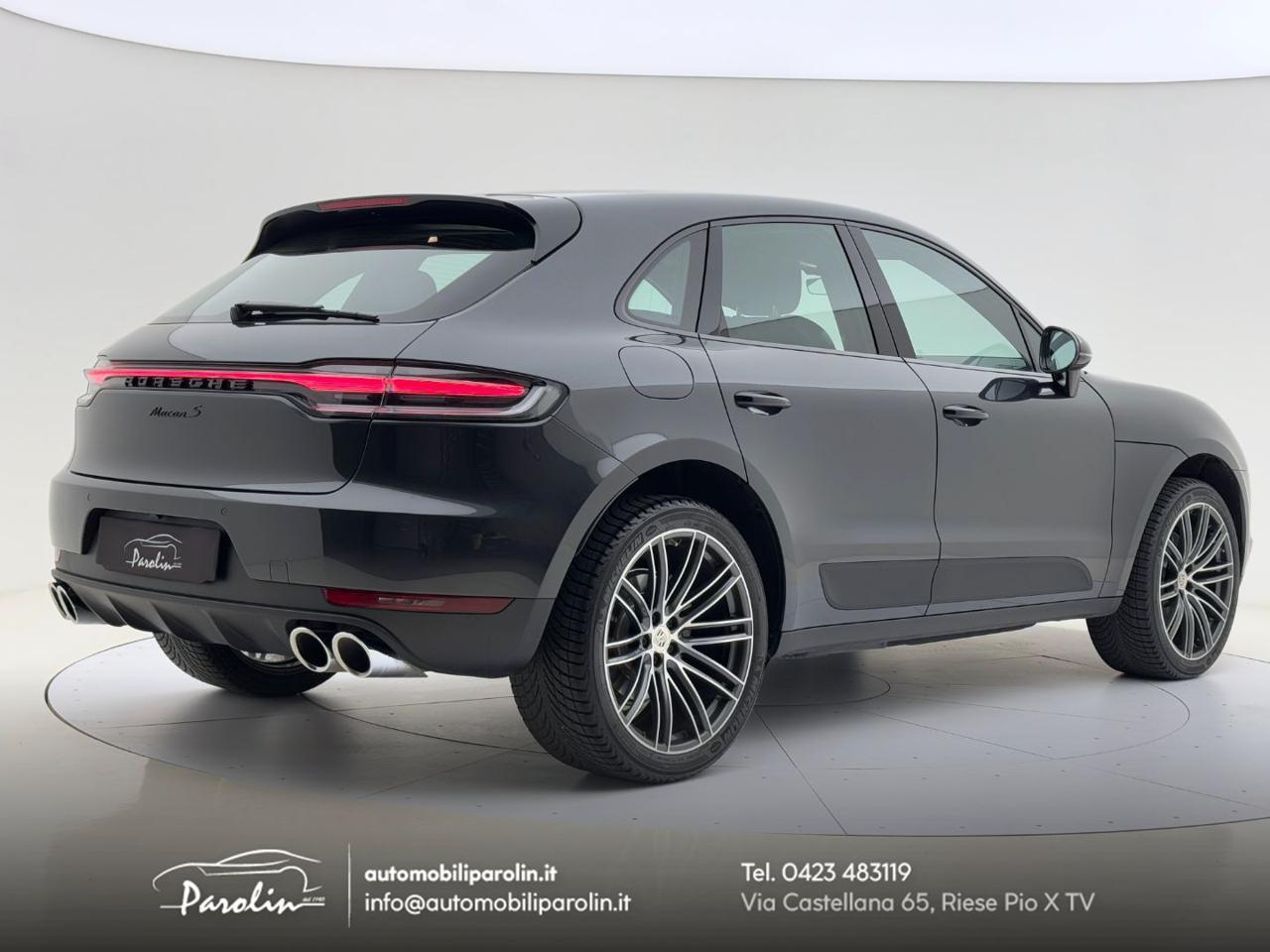 PORSCHE Macan 3.0 S Scarico-Telecamera-Black pack-21''