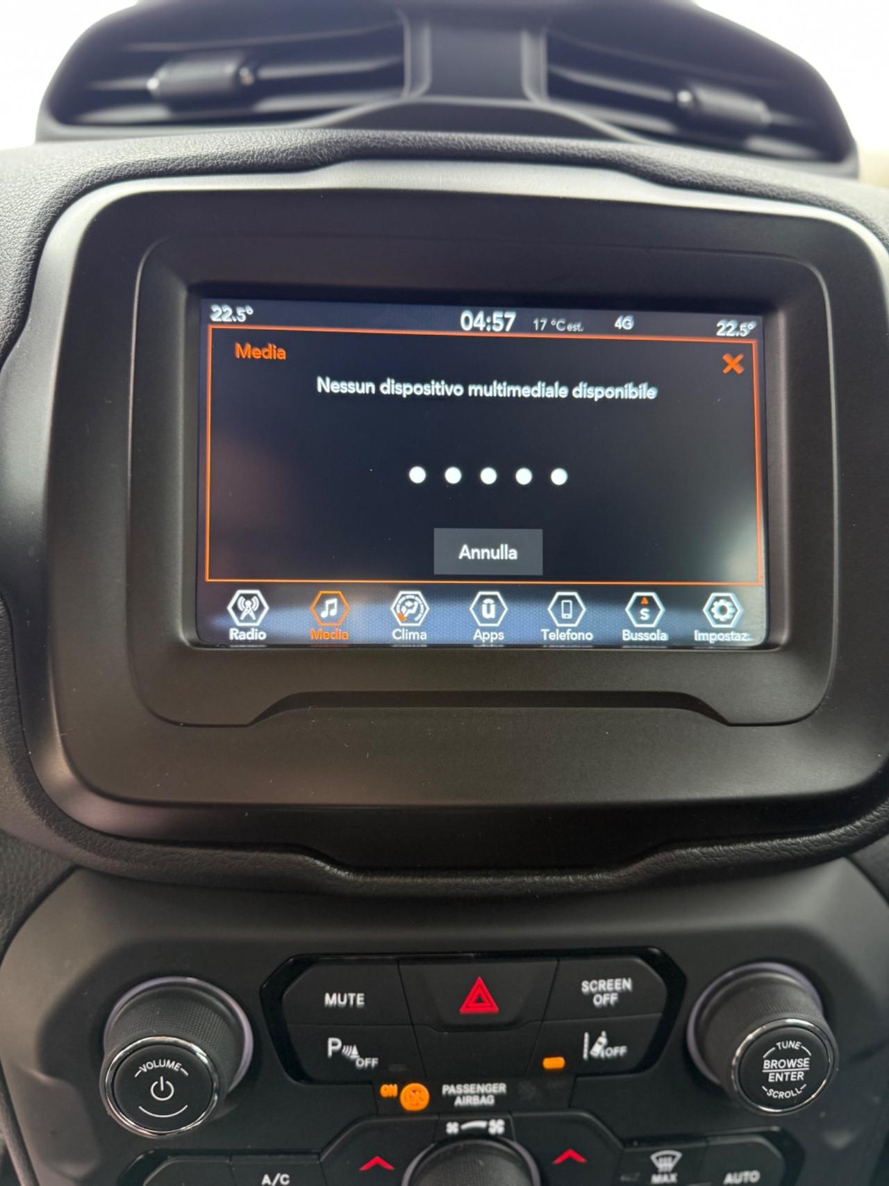 Jeep Renegade 1.6 mjt Limited 130cv FULL LED,NAVI,APP CONNECT,AZIENDALE JEEP ITALIA CON GARANZIA 1 ANNO